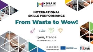 Affiche pour l'annonce de l'événement Mosaic, From Waste to Wow !